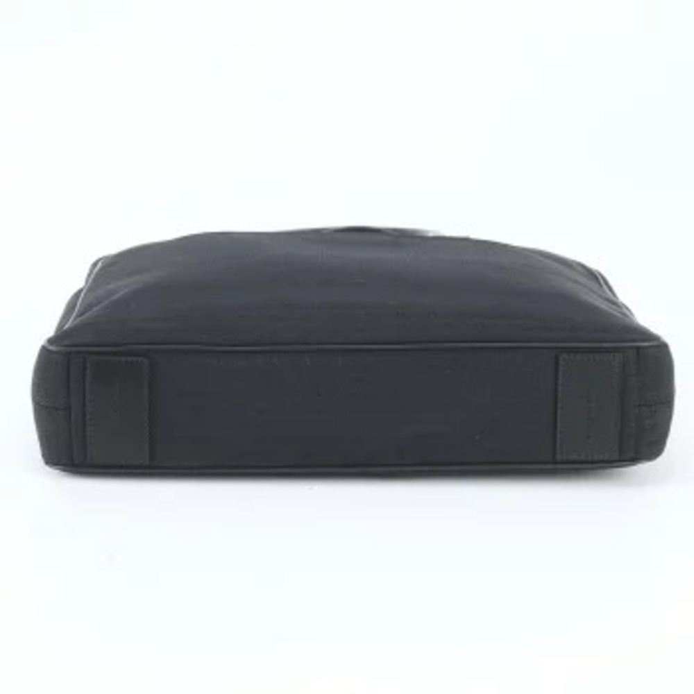 Christian Dior Oblique Canvas Leather Briefcase Tote Bag Black - Picture 6 of 8